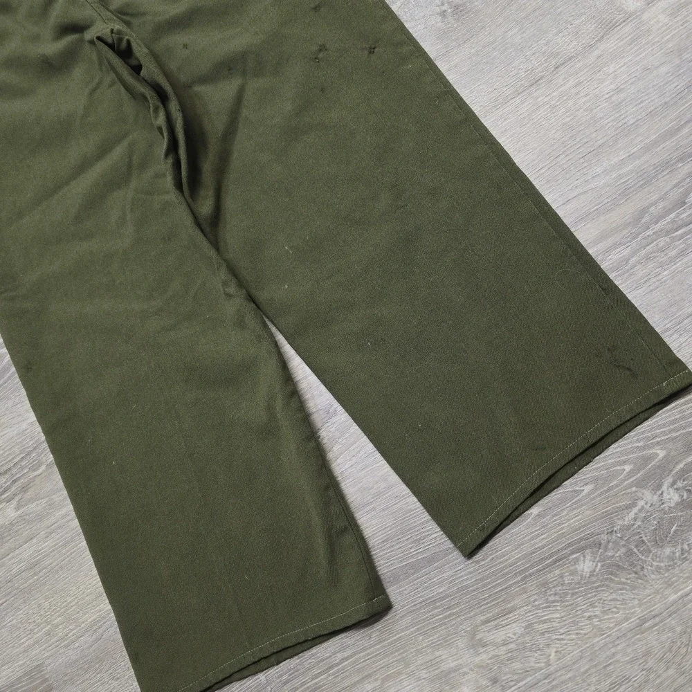 US Army M-1951‎ Heavy Wool Field Trousers 50s Korean War Waldes Zip Medium 34x26